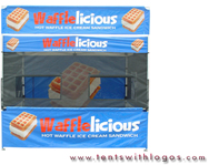 10 x 10 Custom Tent Wafflelicious